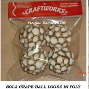 SOLA CRAPE BALL BLACK IN GIFT PACK