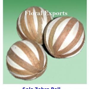 SOLA ZEBRA BALL 6 CM. LOOSE